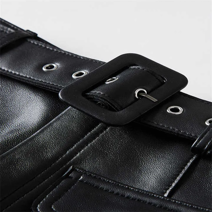 تنورة جلدية مثيرة للنساء ,Sexy leather skirt for women