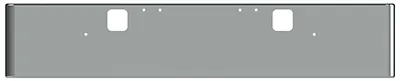 18" 2004-2007 Freightliner Classic Texas Square Bumper with Step Hole