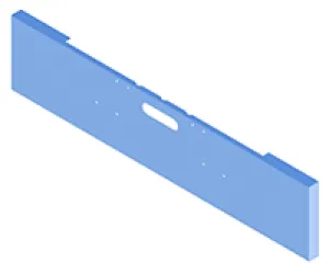 20" 1984-1999 Freightliner Classic Boxed End Bumper