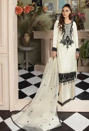 3PC RAWSILK HANDWORK DRESS BY AIN 06