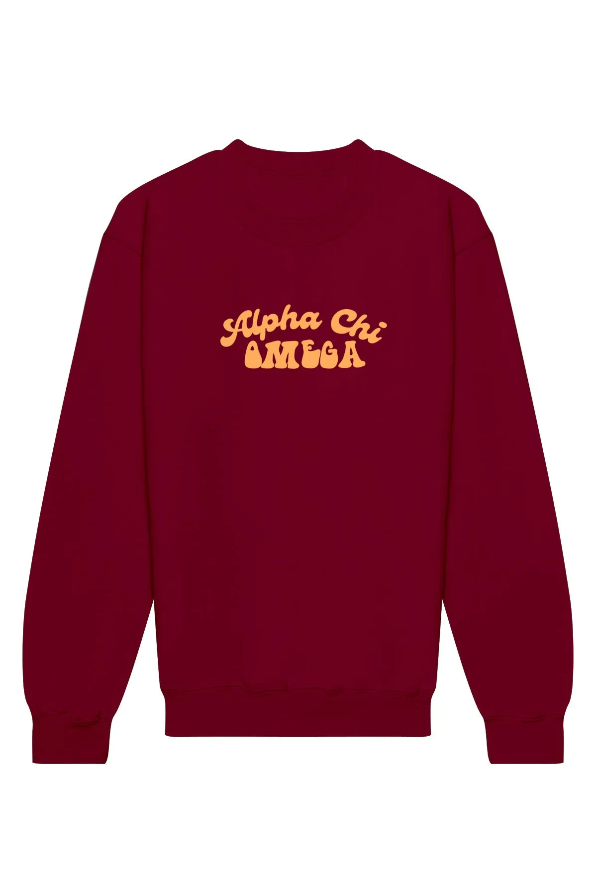 Alpha Chi Omega Vintage Hippie Crewneck Sweatshirt
