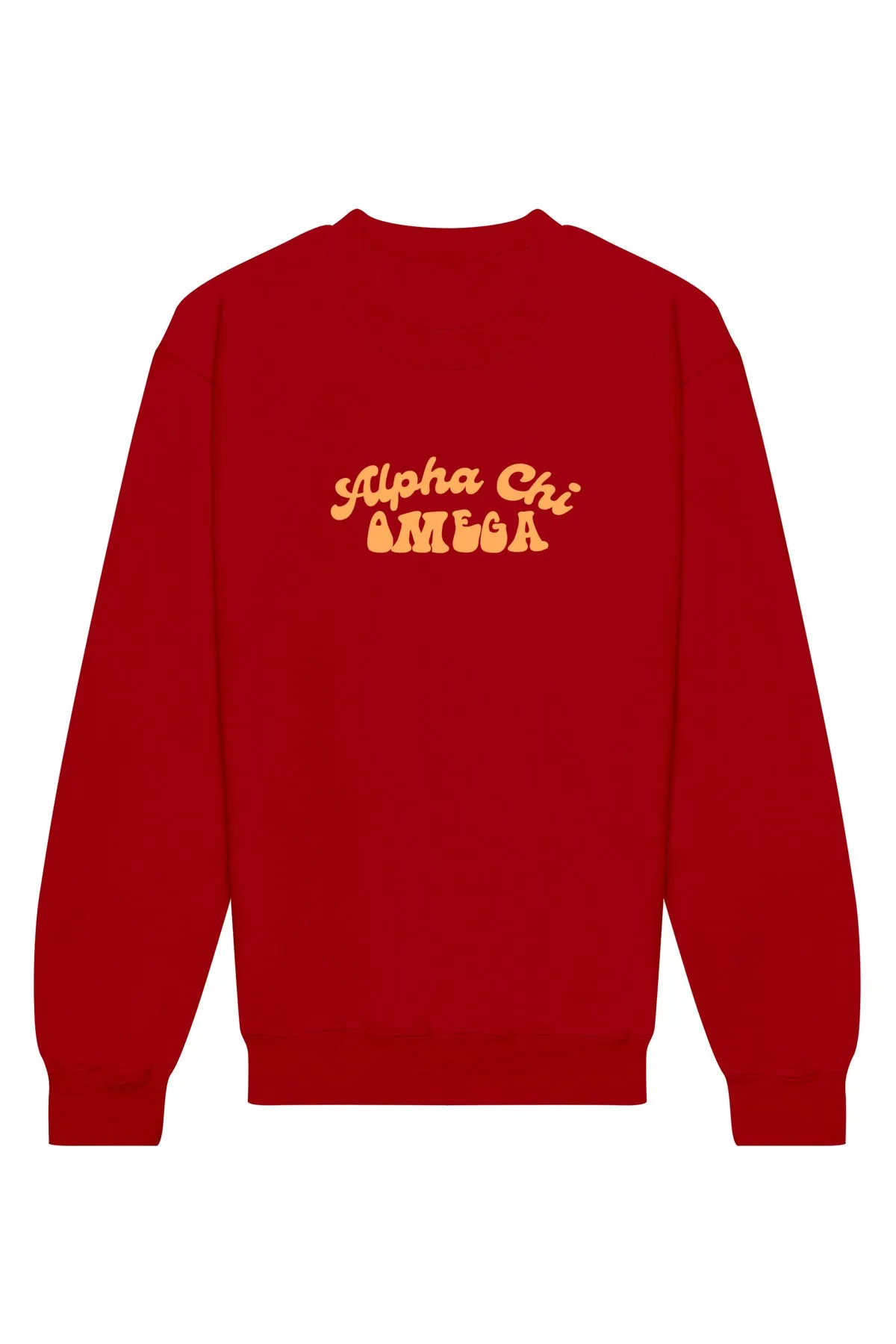 Alpha Chi Omega Vintage Hippie Crewneck Sweatshirt