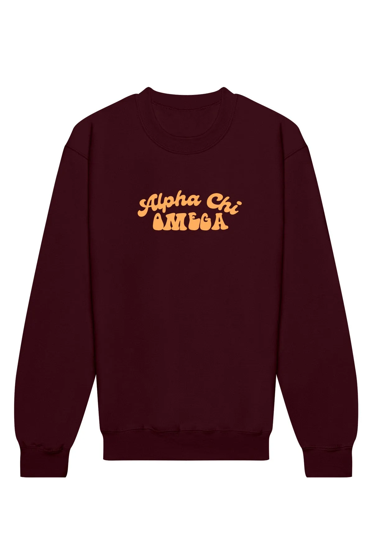 Alpha Chi Omega Vintage Hippie Crewneck Sweatshirt