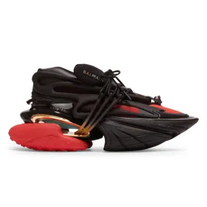 Balmain Unicorn Low-Top Black Red