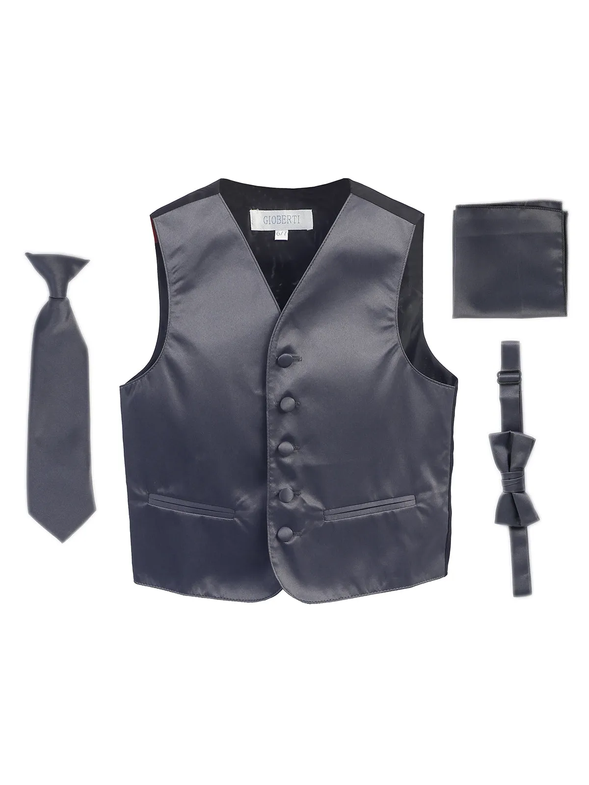 Boy's (8-18) 4 pc Formal Vest Set