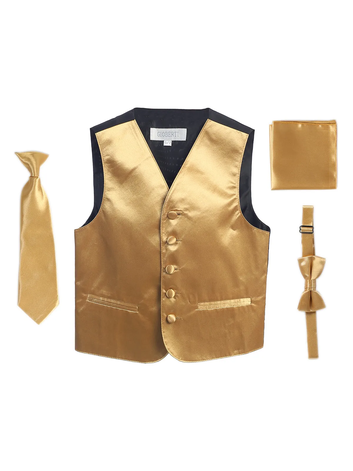 Boy's (8-18) 4 pc Formal Vest Set