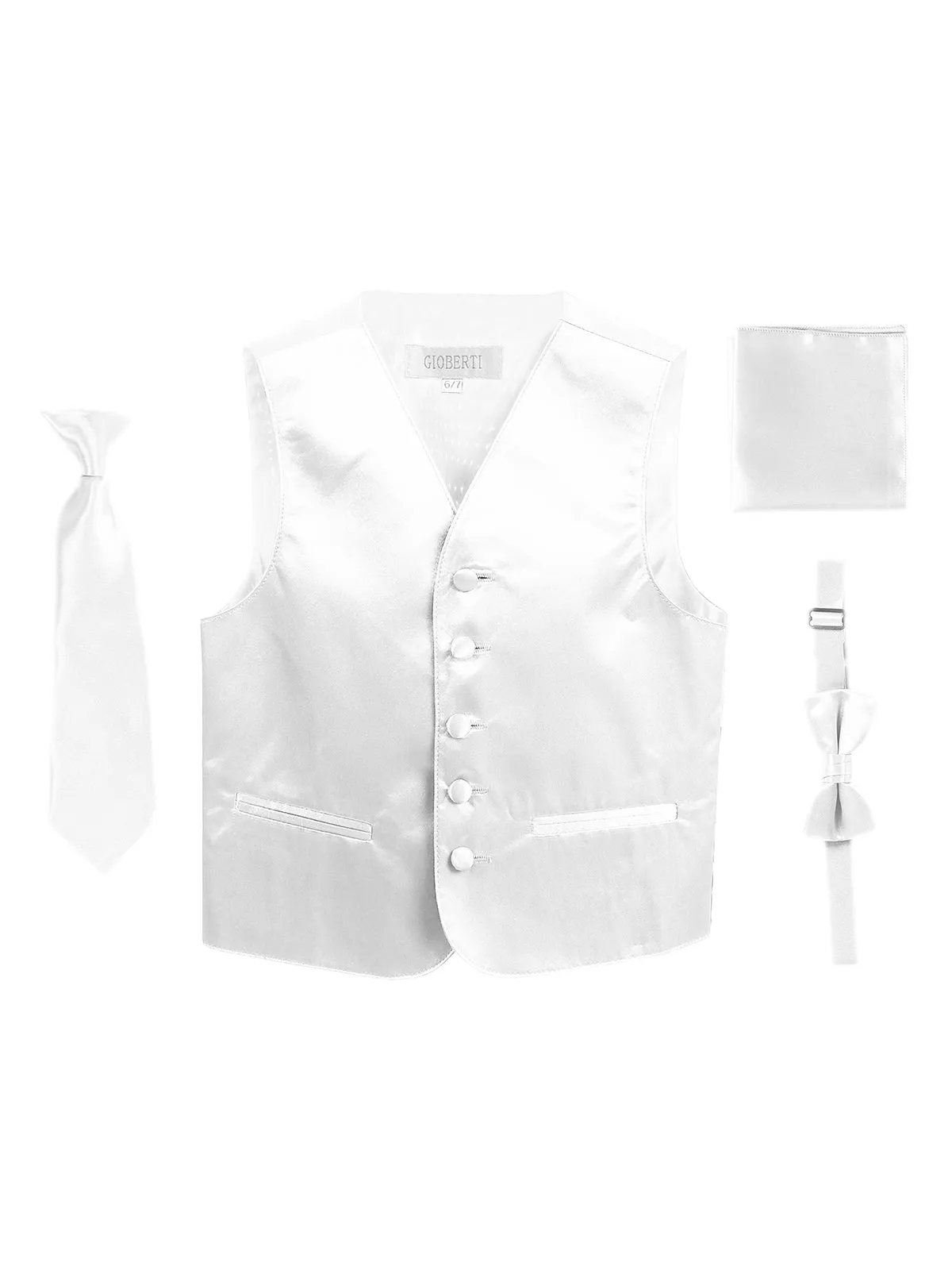 Boy's (8-18) 4 pc Formal Vest Set