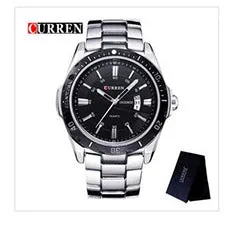 Luxury Waterproof Military Leather Mens Wristwatch