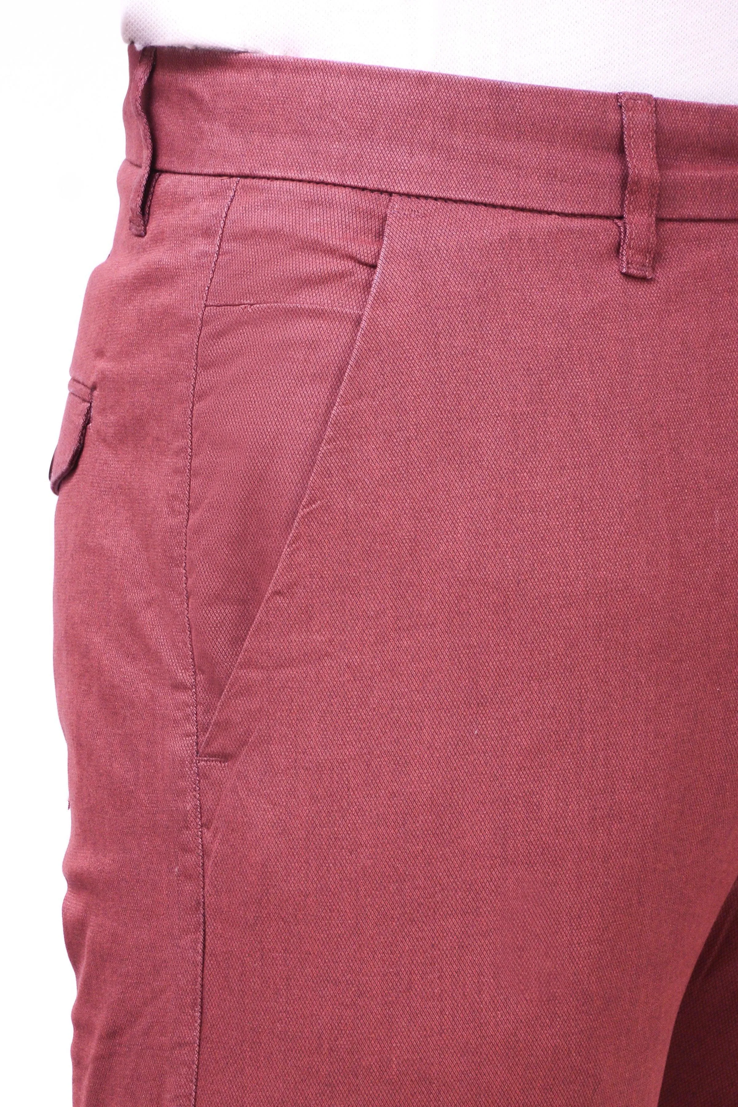 Stylish Casual Rust-Colored Chino Shorts