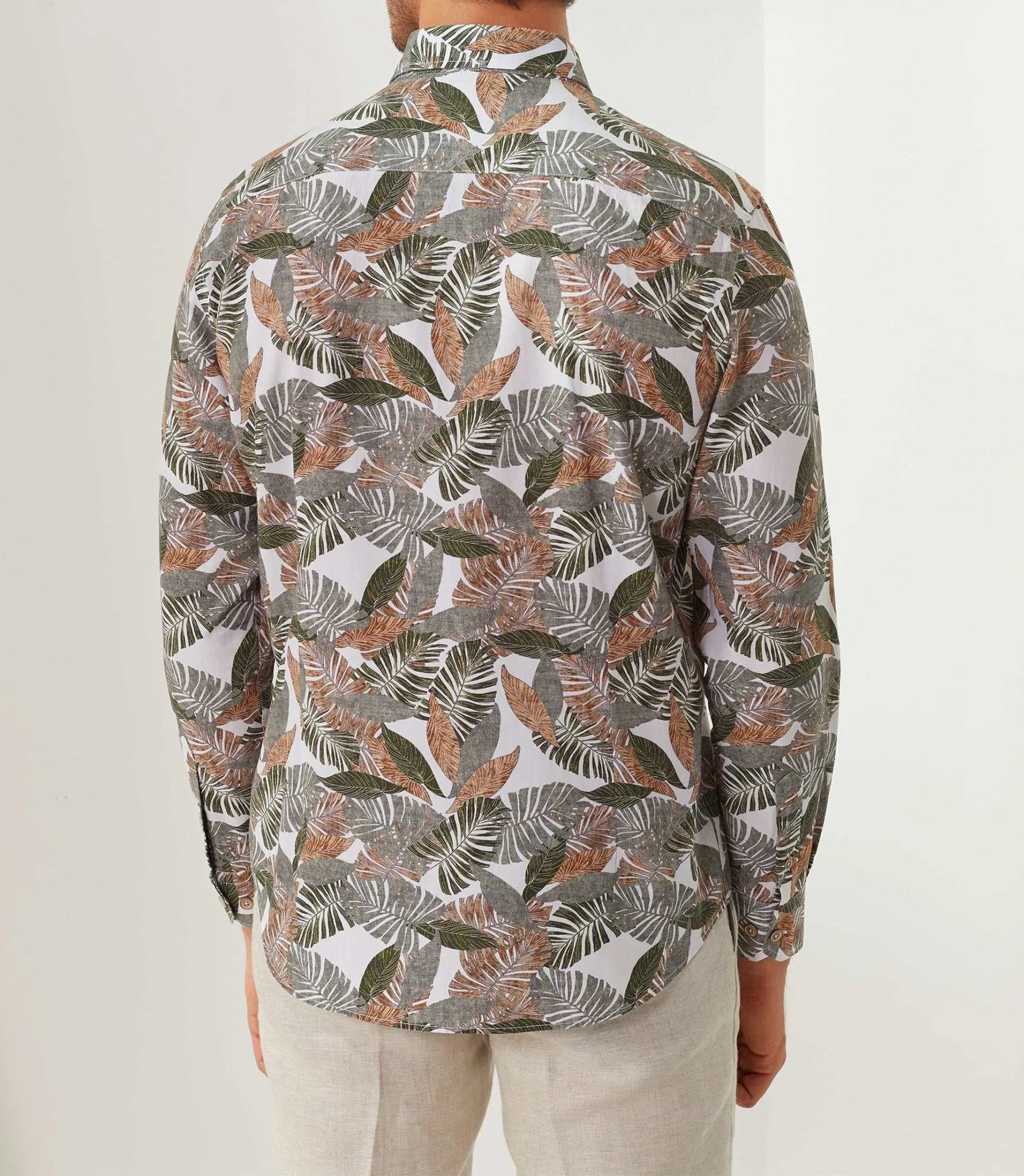 Chemise casual kaki "Teo"