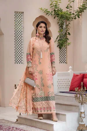 CHIFFON EMBROIDERED FORMAL DRESS BY ALEEZAY 02