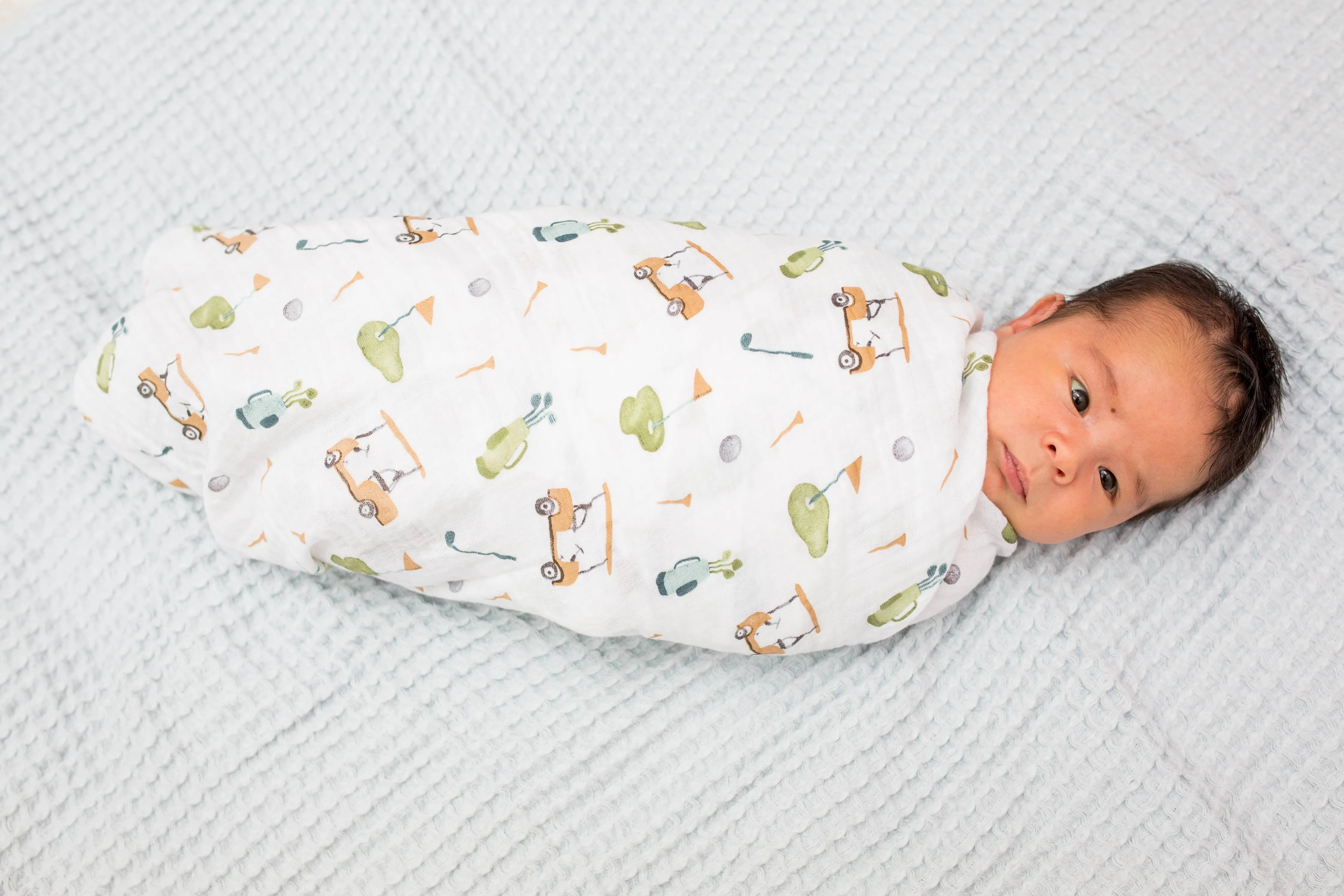 Classic Muslin Swaddle - Golf