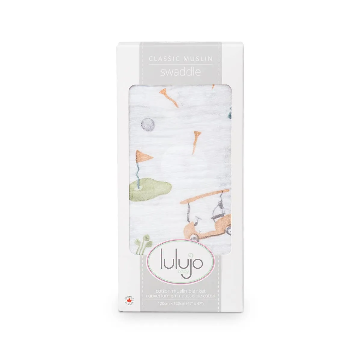 Classic Muslin Swaddle - Golf