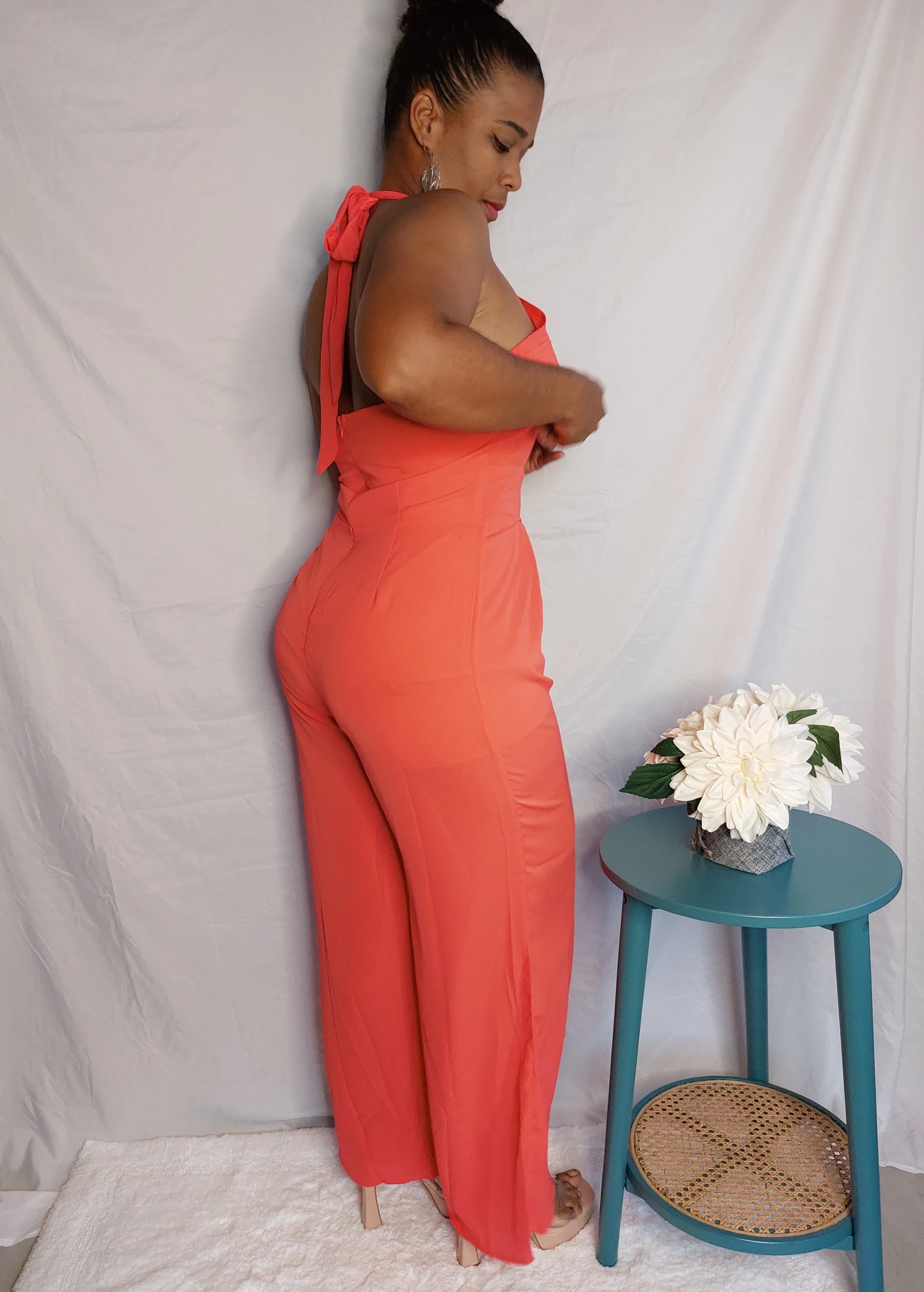 Coral Jumpsuit