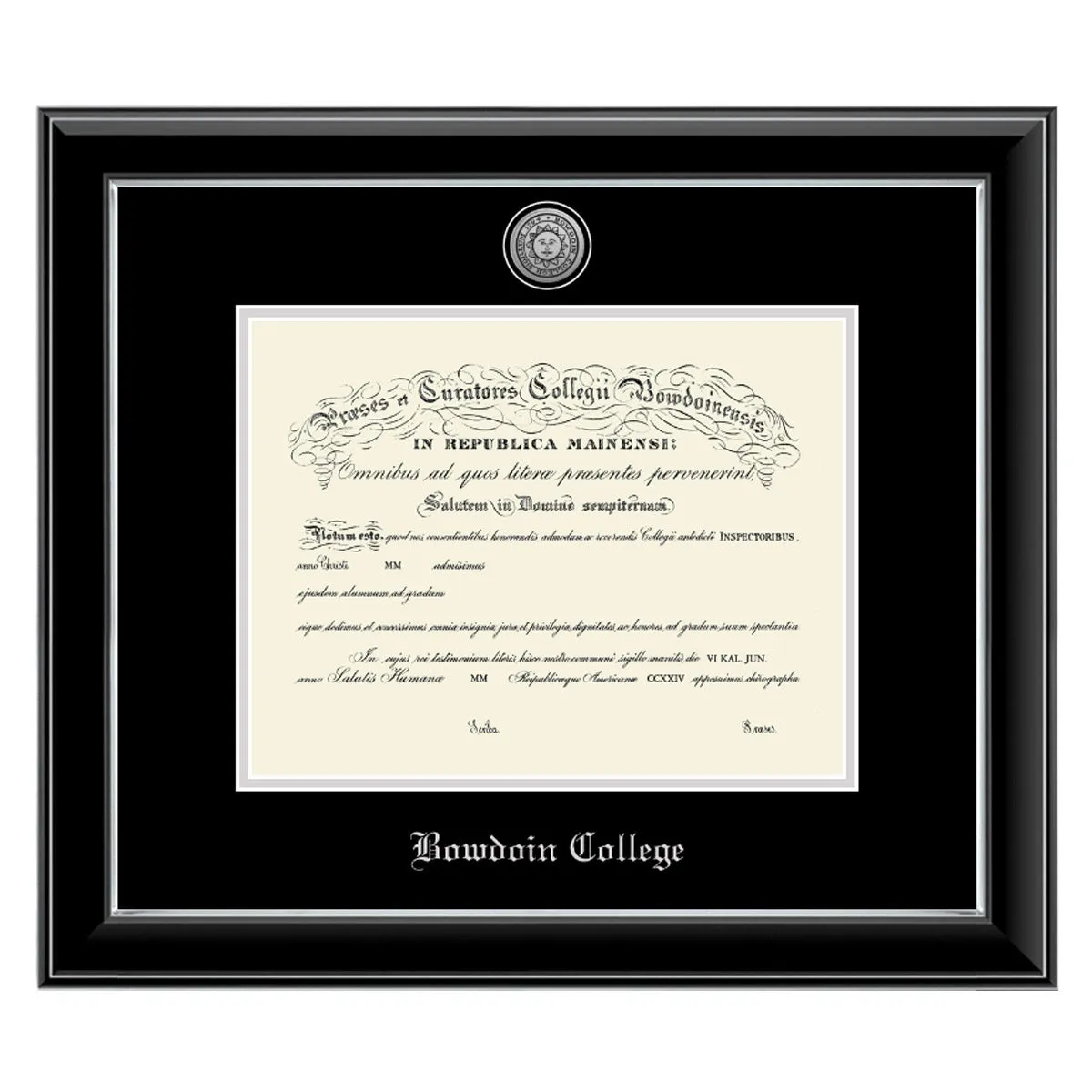 Engraved Onyx Diploma Frame from Church Hill Classics