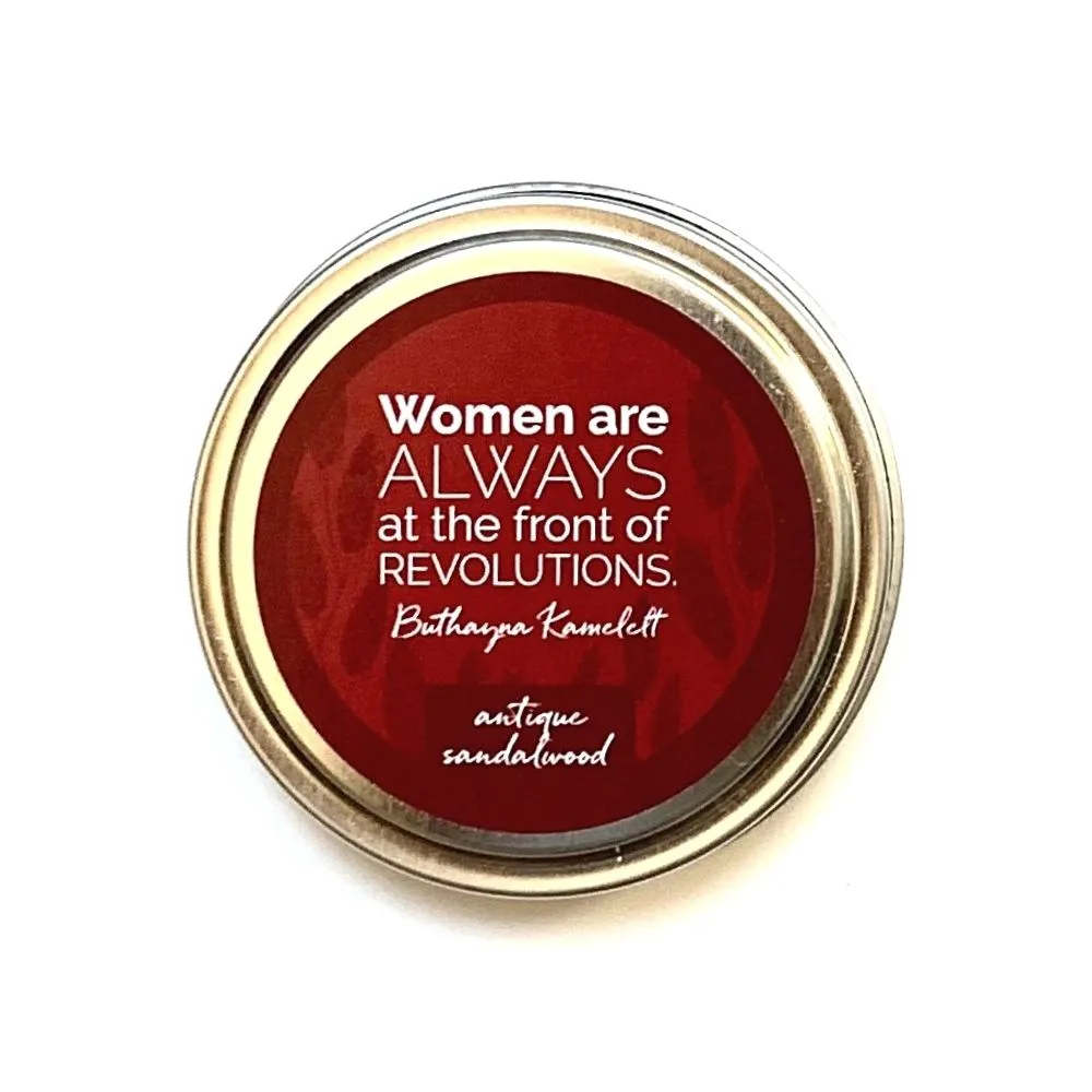 Inspiration 4oz Quote Candle - Antique Sandalwood