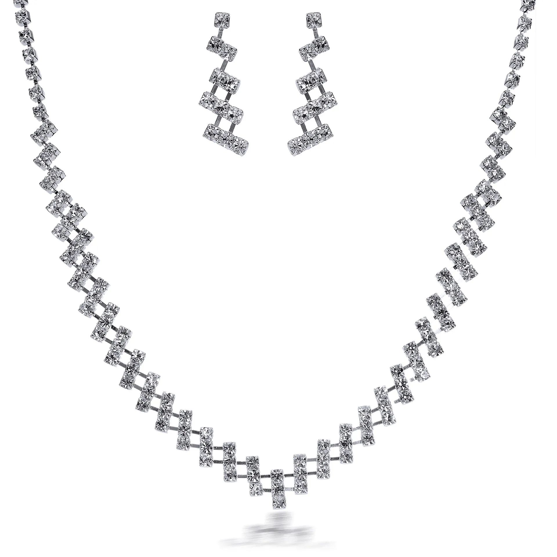 Luxury shiny necklace set