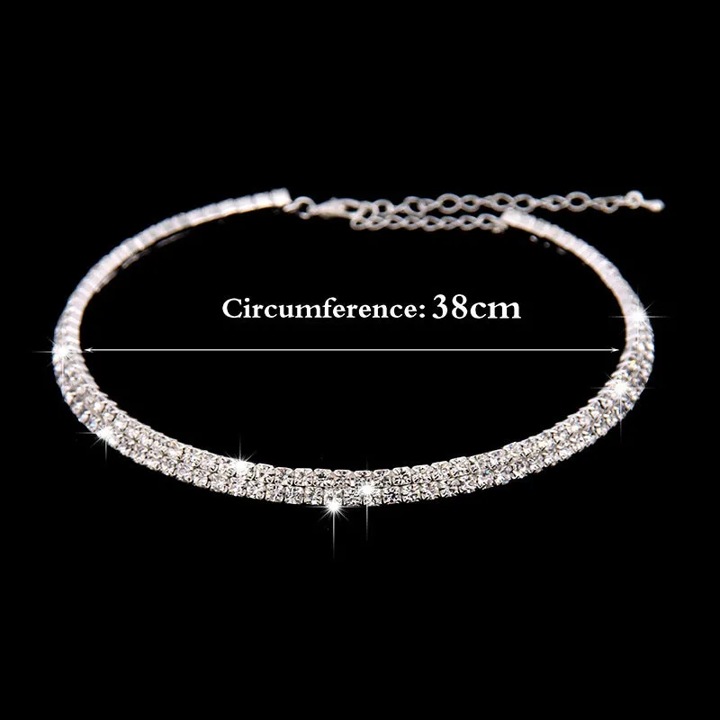 Luxury shiny necklace set
