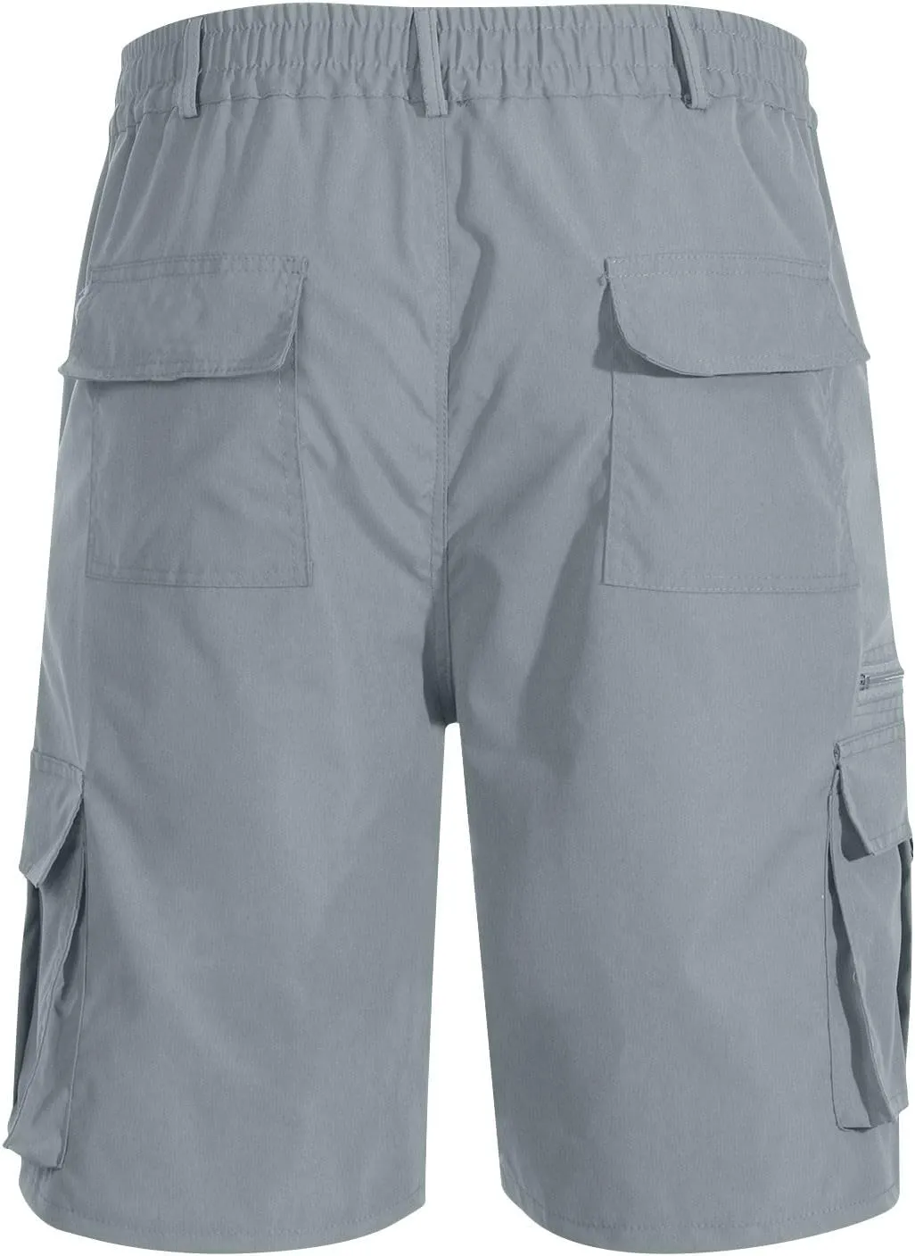 Mens Cargo Shorts Athletic Hiking High Waisted Shorts Summer Casual Knee Length Short Pants Tactical Pant with Pocket