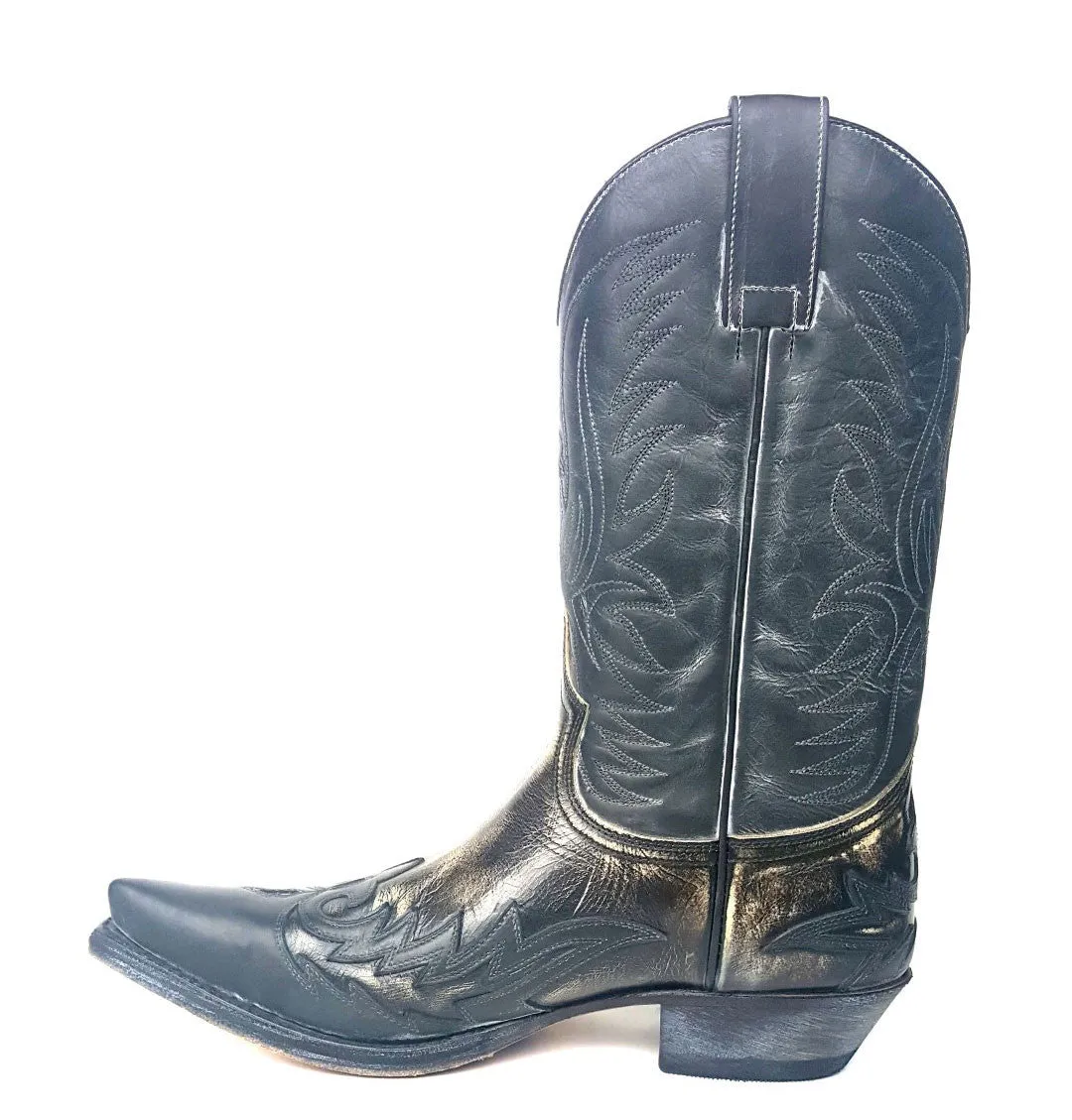 Sendra 11645 Mens Stylish Black Leather Boots
