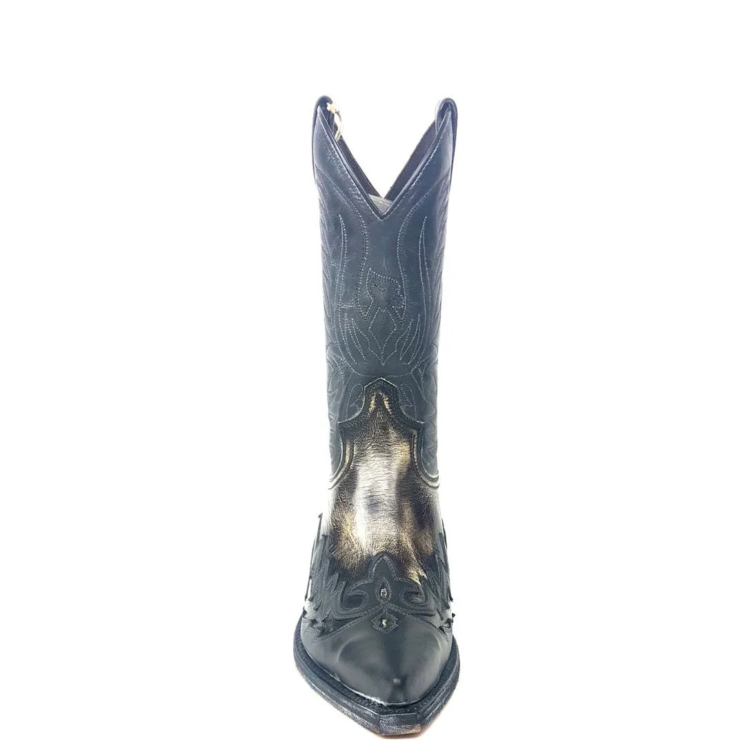 Sendra 11645 Mens Stylish Black Leather Boots