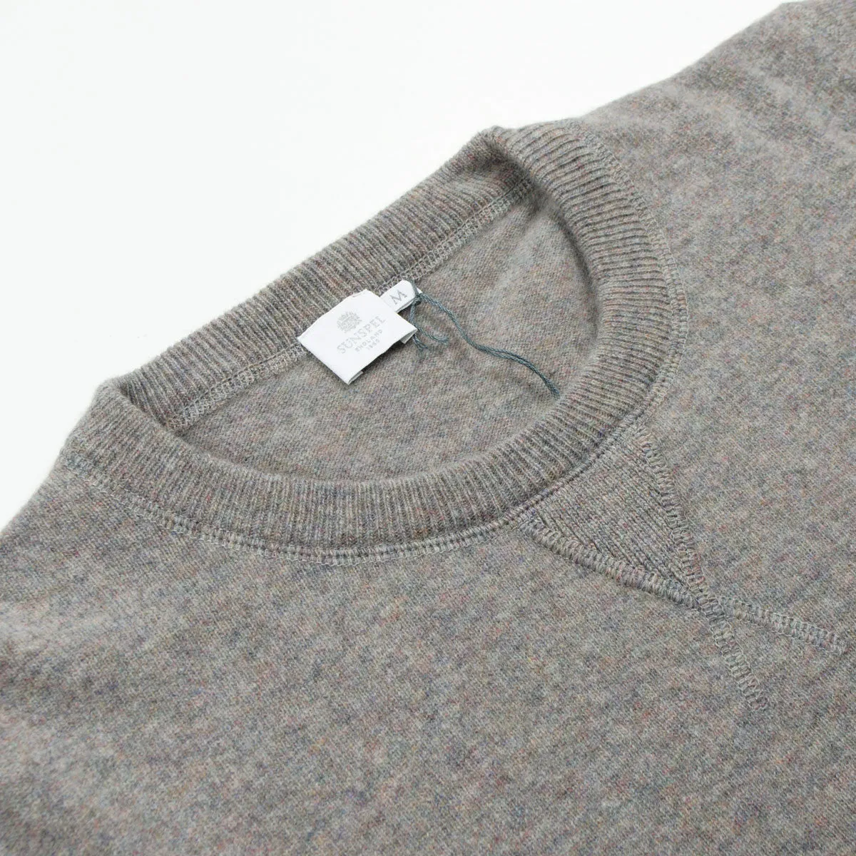 Sunspel - Luxury Wool Sweatshirt - Marble